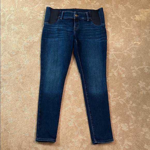 Ingrid & Isabel Fully Fleece Lined Maternity Jeans, Sz 10 - Picture 1 of 10
